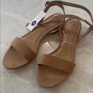 Taupe sandals